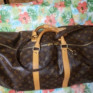 VGUC Authentic Louis Vuitton Keepall 55 Strap Tag